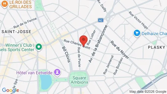 Apartments for rent i Stad Brussel - kort over placeringen