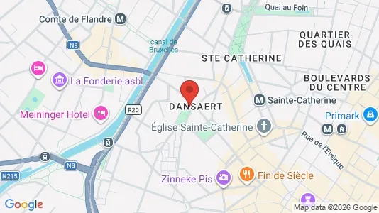 Apartments for rent i Stad Brussel - kort over placeringen