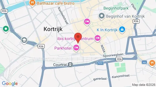 Apartments for rent i Kortrijk - kort over placeringen