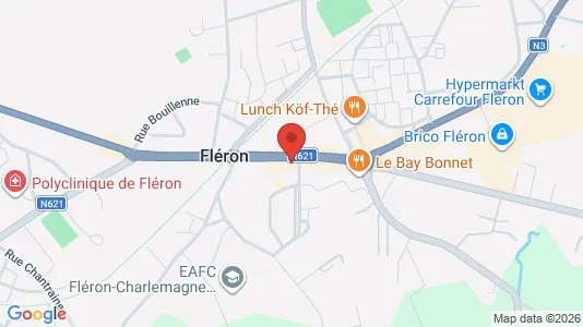 Apartments for rent i Fléron - kort over placeringen