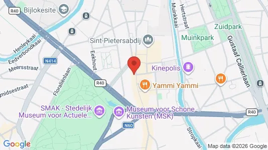 Apartments for rent i Stad Gent - kort over placeringen