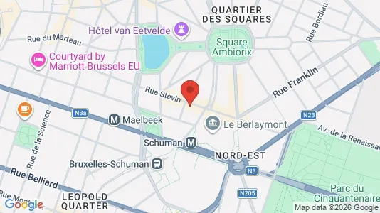 Apartments for rent i Stad Brussel - kort over placeringen