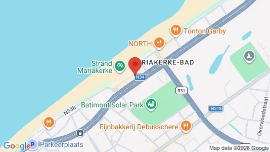Apartments for rent i Oostende - kort over placeringen