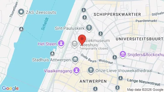 Apartments for rent i Stad Antwerp - kort over placeringen