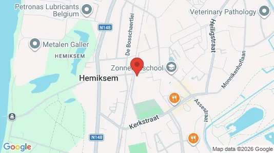 Apartments for rent i Hemiksem - kort over placeringen