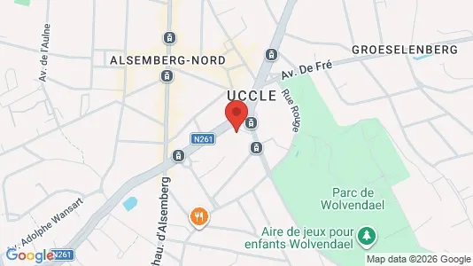 Apartments for rent i Brussels Ukkel - kort over placeringen