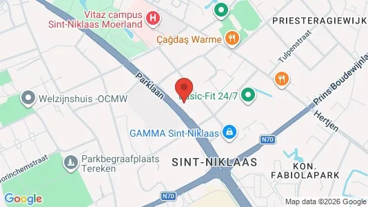 Apartments for rent i Sint-Niklaas - kort over placeringen
