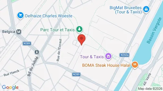 Apartments for rent i Stad Brussel - kort over placeringen