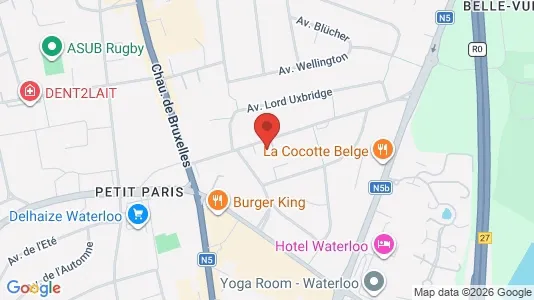Apartments for rent i Waterloo - kort over placeringen
