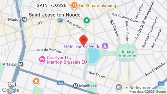 Apartments for rent i Stad Brussel - kort over placeringen