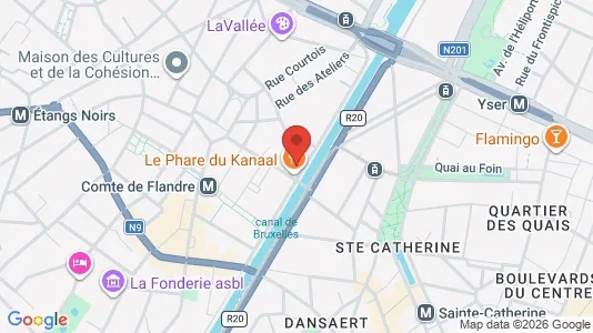 Apartments for rent i Brussels Sint-Jans-Molenbeek - kort over placeringen