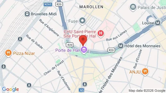 Apartments for rent i Stad Brussel - kort over placeringen