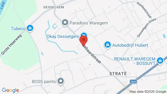 Apartments for rent i Waregem - kort over placeringen