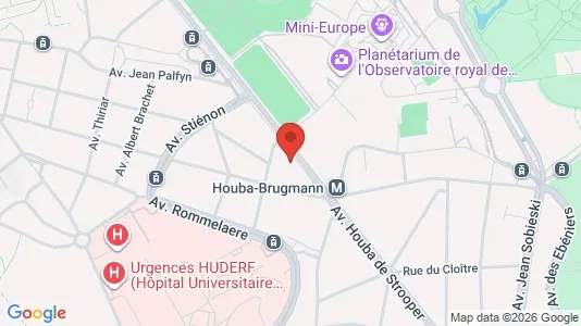 Apartments for rent i Stad Brussel - kort over placeringen