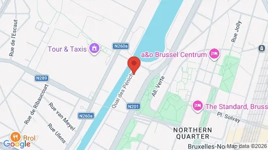 Apartments for rent i Stad Brussel - kort over placeringen