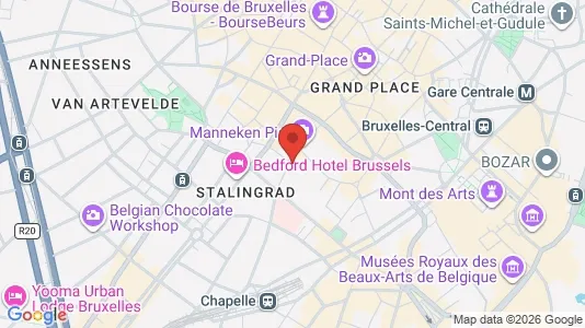 Apartments for rent i Stad Brussel - kort over placeringen