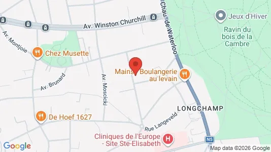 Apartments for rent i Brussels Ukkel - kort over placeringen