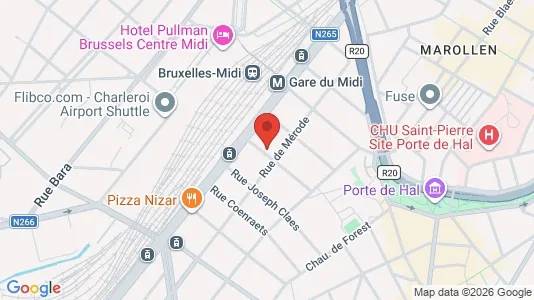 Apartments for rent i Brussels Sint-Gillis - kort over placeringen
