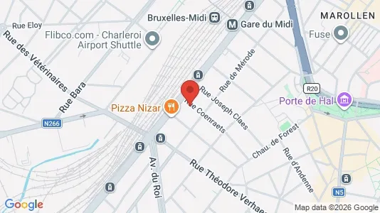 Apartments for rent i Brussels Sint-Gillis - kort over placeringen
