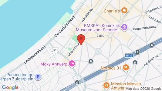 Apartments for rent i Stad Antwerp - kort over placeringen