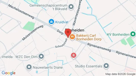 Apartments for rent i Bonheiden - kort over placeringen