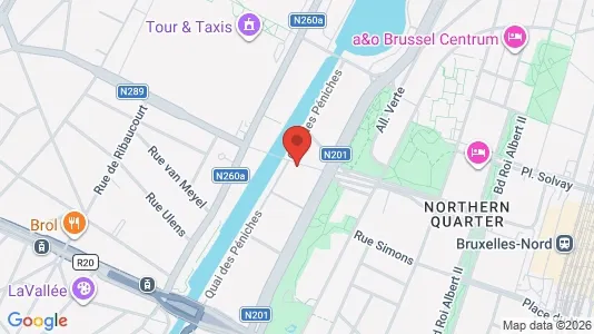 Apartments for rent i Stad Brussel - kort over placeringen