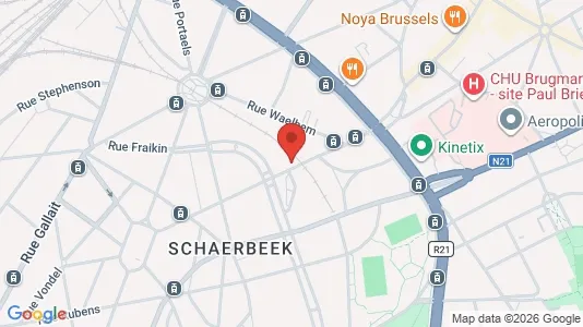 Apartments for rent i Brussels Schaarbeek - kort over placeringen