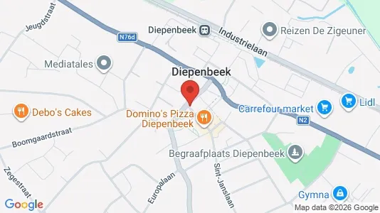Apartments for rent i Diepenbeek - kort over placeringen