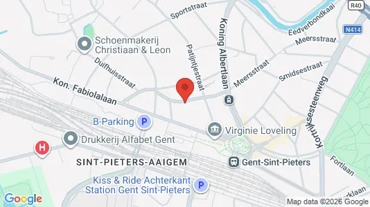 Apartments for rent i Stad Gent - kort over placeringen