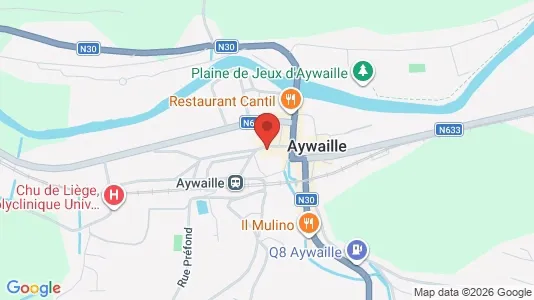 Apartments for rent i Aywaille - kort over placeringen