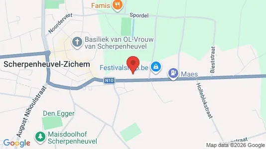 Apartments for rent i Scherpenheuvel-Zichem - kort over placeringen