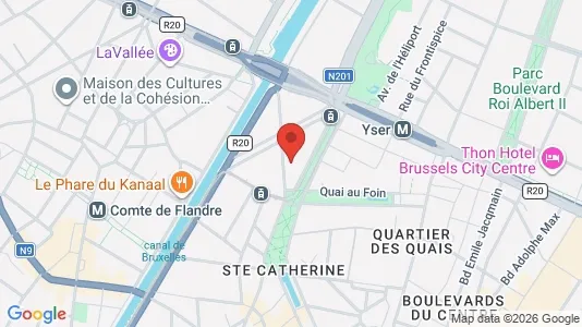 Apartments for rent i Stad Brussel - kort over placeringen
