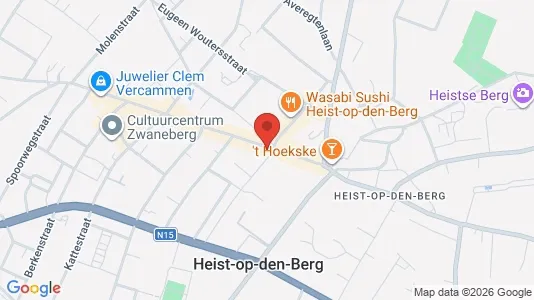 Apartments for rent i Heist-op-den-Berg - kort over placeringen
