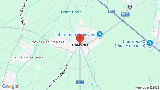 Houses for rent i Chièvres - kort over placeringen