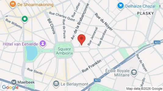 Apartments for rent i Stad Brussel - kort over placeringen