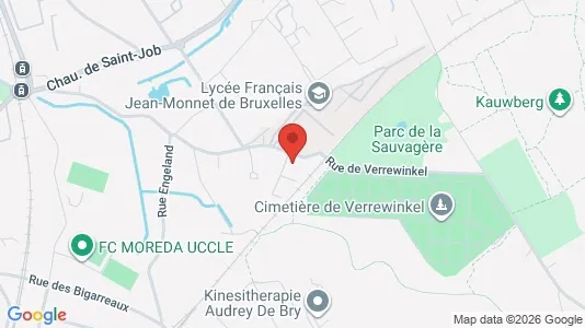 Apartments for rent i Brussels Ukkel - kort over placeringen