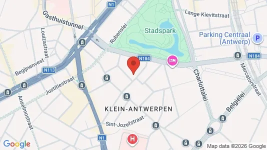Apartments for rent i Stad Antwerp - kort over placeringen