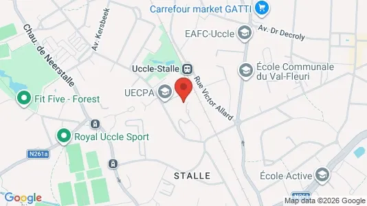 Apartments for rent i Brussels Ukkel - kort over placeringen