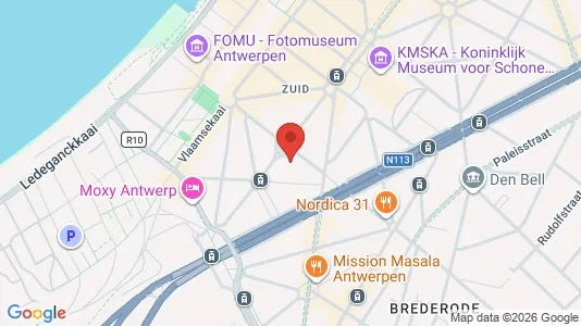 Apartments for rent i Stad Antwerp - kort over placeringen
