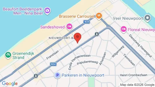 Apartments for rent i Nieuwpoort - kort over placeringen