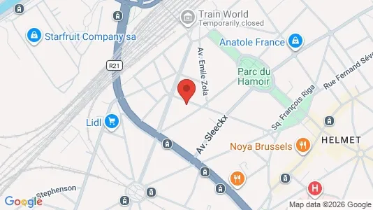 Apartments for rent i Brussels Schaarbeek - kort over placeringen