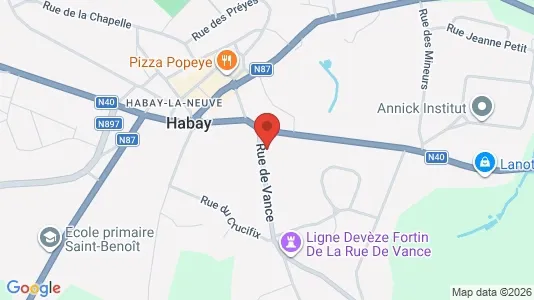 Apartments for rent i Habay - kort over placeringen