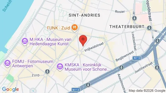 Apartments for rent i Stad Antwerp - kort over placeringen