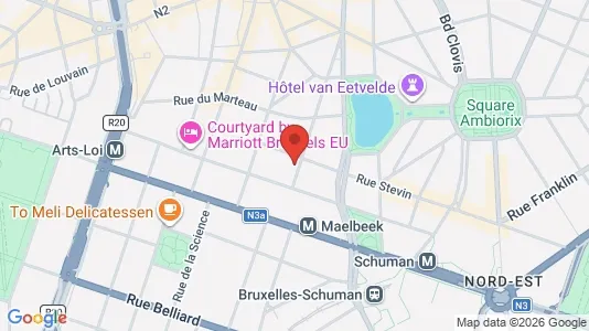 Apartments for rent i Stad Brussel - kort over placeringen