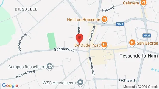 Apartments for rent i Tessenderlo - kort over placeringen