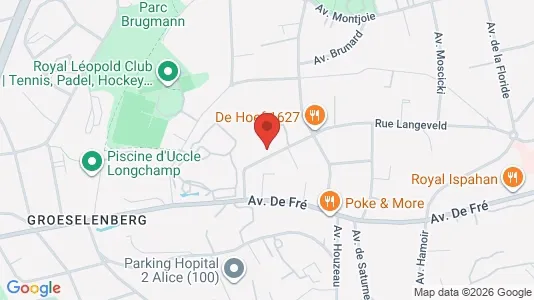 Apartments for rent i Brussels Ukkel - kort over placeringen