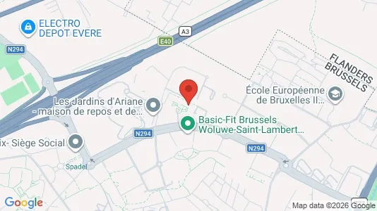Apartments for rent i Brussels Sint-Lambrechts-Woluwe - kort over placeringen