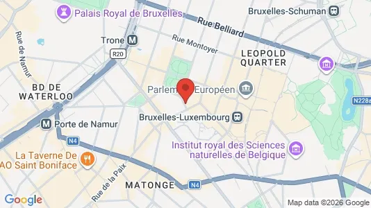 Apartments for rent i Brussels Elsene - kort over placeringen
