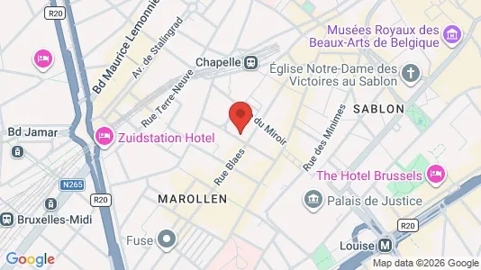 Apartments for rent i Stad Brussel - kort over placeringen