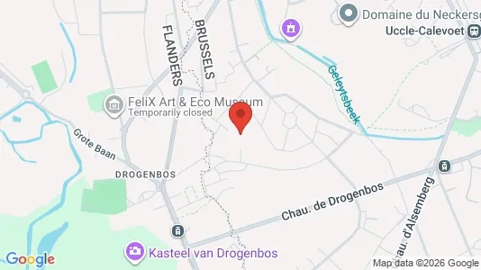 Apartments for rent i Brussels Ukkel - kort over placeringen